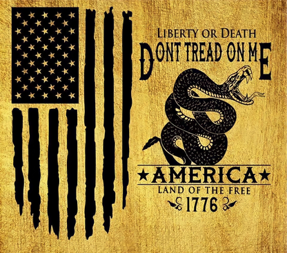 Don't Tread on Me" Flag 20 oz Tumbler