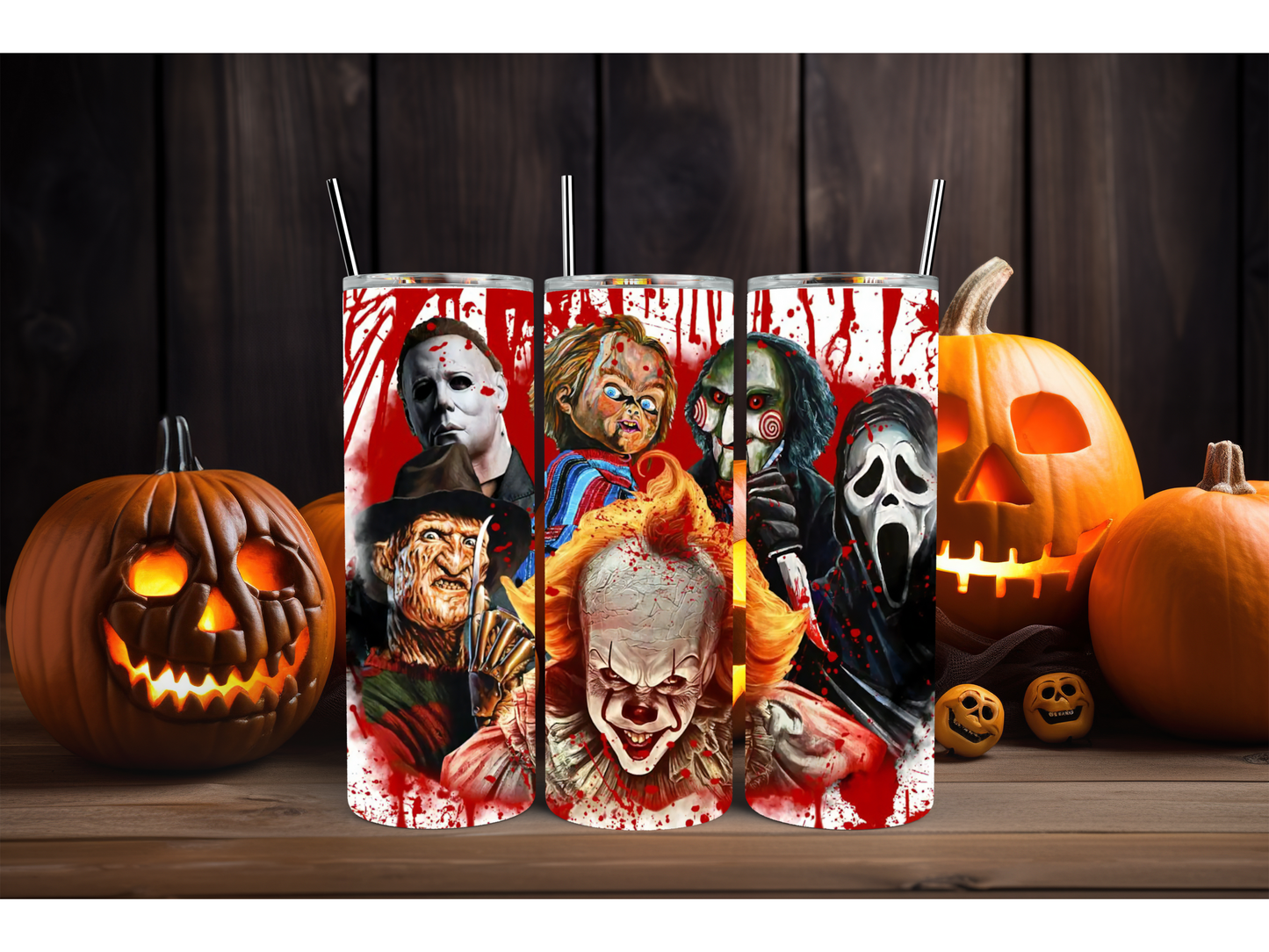 Classic Horror Movie Characters 20 oz Tumbler