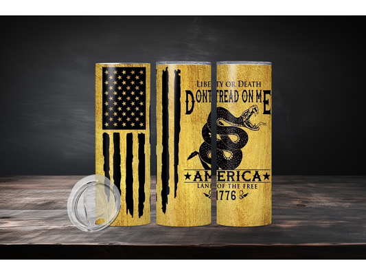 Don't Tread on Me" Flag 20 oz Tumbler